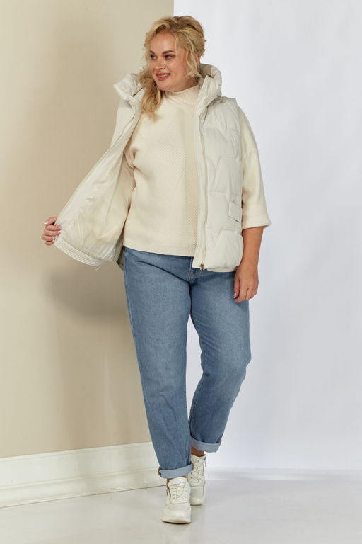 Жилет SHETTI 2153 молочный