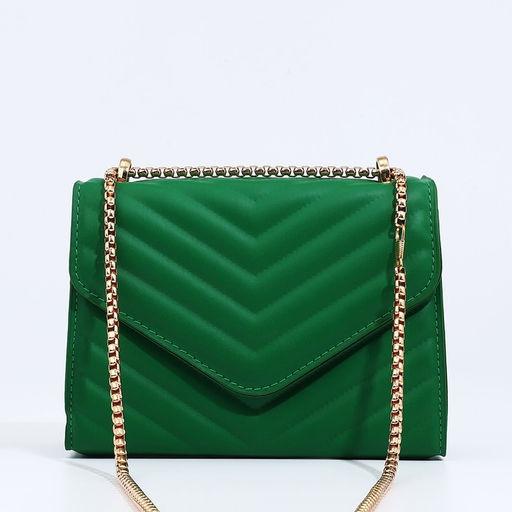 Сумка-мессенджер на магните, цвет зелёный