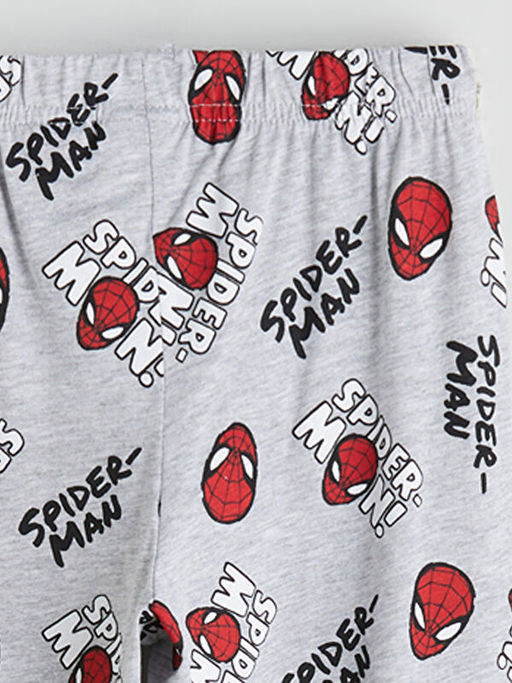 Beli Lastikli Spider-Man Bask?l? Erkek ?ocuk Pijama Alt