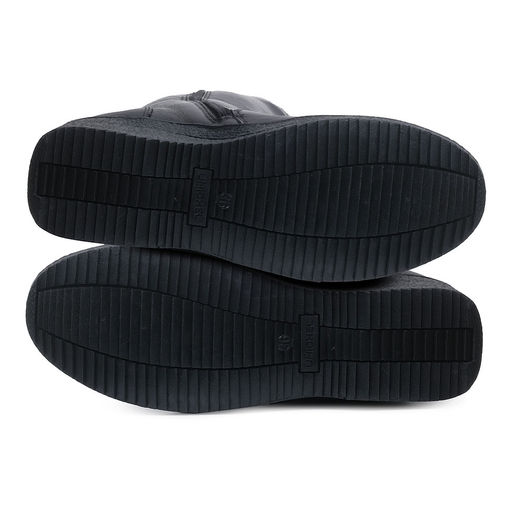 5B1371 Женские сапоги на танкетке нат.кожа нат.мех+шерсть ТЭП - Юничел фото 5