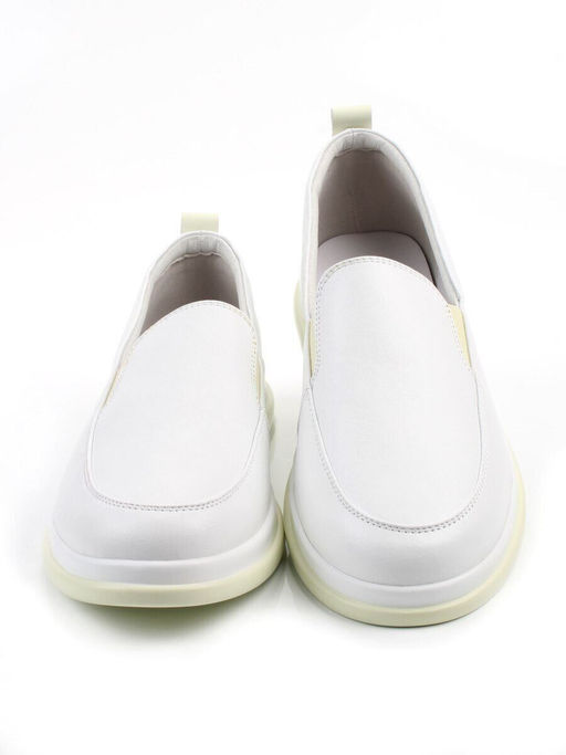 06-M27-6 WHITE Туфли женские (натуральная кожа)