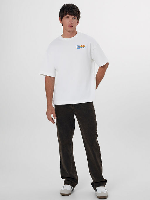 Футболка мужская белая с принтом - Mark formelle фото 3