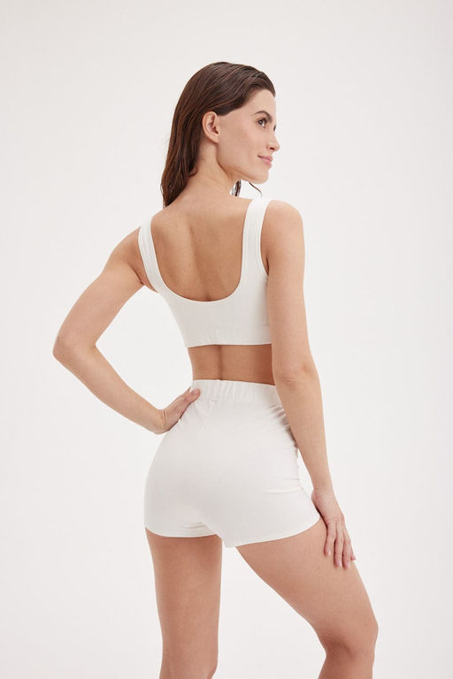 Трусы боксеры "Белые" женские