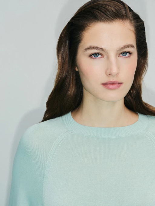 Джемпер с широким рукавом из вискозы / Zarina фото 11