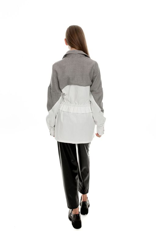 Жакет AURA 2059-170 белый с черным