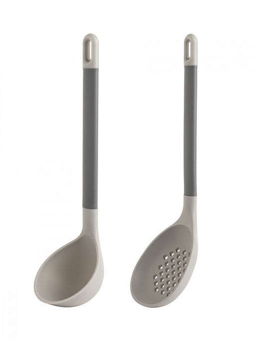 Набор кухонных принадлежностей из 2 шт. серый силикон, нейлон, ПП