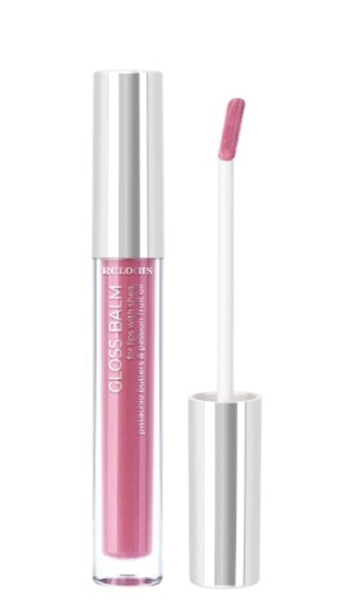 RELOUIS Блеск-бальзам GLOSS-BALM тон:06 Berry in love,с маслами ши, фисташки и маракуйи