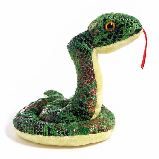 Мягкая игрушка Змея, 15 см, цвет зелёный - Simaland фото 6