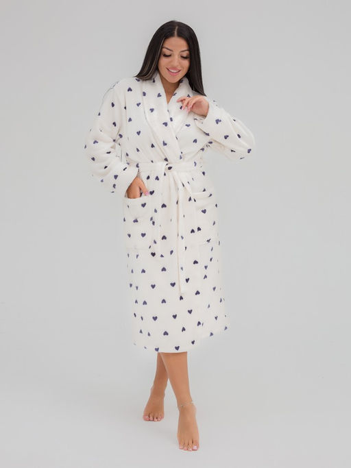 Халат женский арт. Х-63 Велсофт Сердце - Милана фото 3