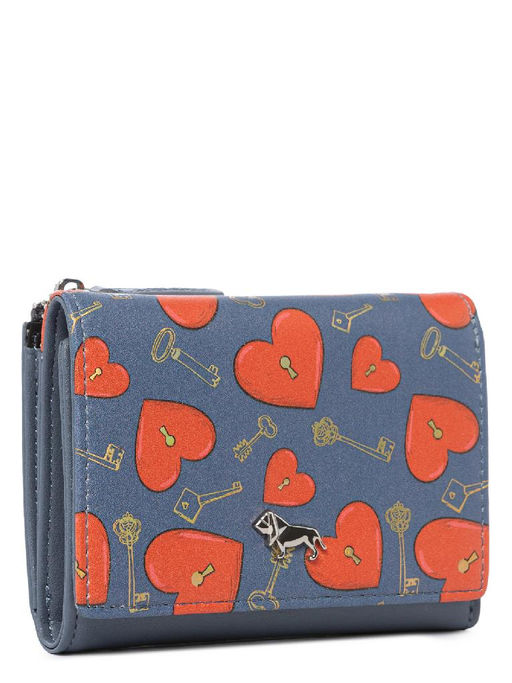 Кошелек Labbra L137-1194 multicolor-l.blue  фото 2