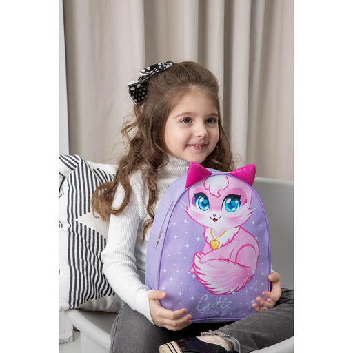 Рюкзак детский NAZAMOK Кошечка, 30 х 25 см - NAZAMOK KIDS фото 3