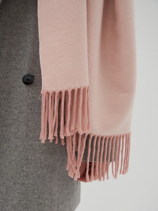 в составе шерсть Большой, мягкий, теплый, двусторонний, двухцветный палантин - Tantino фото 4