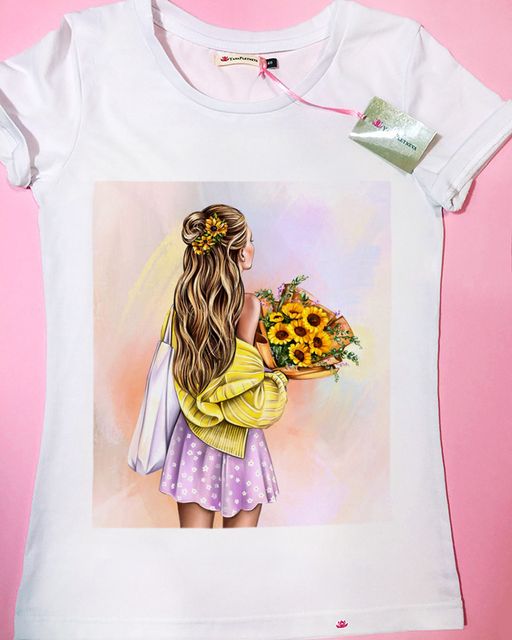 Эксклюзивная футболка Yana Pletneva упаковка плотный Zip пакет!  фото 4