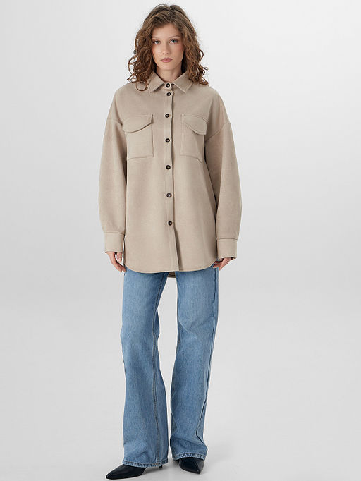 Жакет женский бежевый