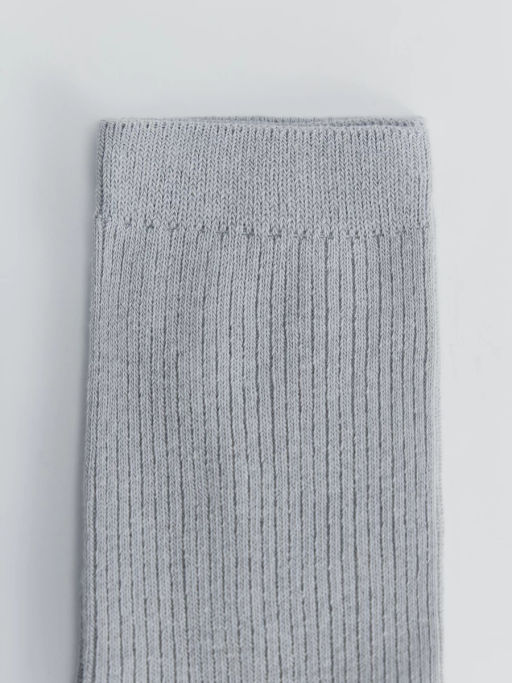 Базовые носки в рубчик средней длины / Zarina  фото 2