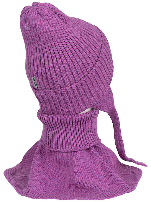 Комплект (шапка и манишка) 12з16024 цикламен - Nikastyle фото 3