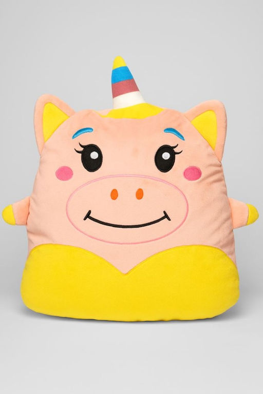 Мягкая игрушка Hugme toys Единорог, 40 см, розовый