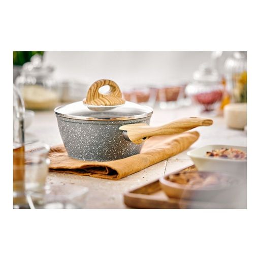 Ковш с крышкой Walmer Stonehenge, 1.3 л, цвет серый  фото 6