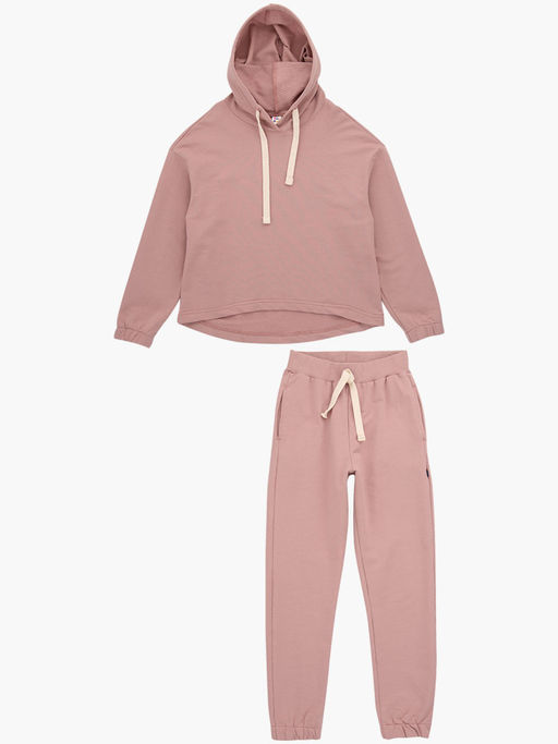 Спортивный костюм для девочки детская одежда для фитнеса бег 22-7610 пыльная роза - Mini maxi фото 5