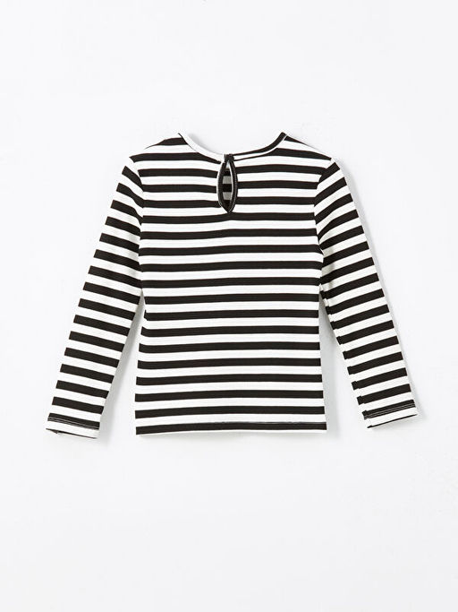 Bisiklet Yaka K?z ?ocuk Ti??rt - Waikiki фото 3