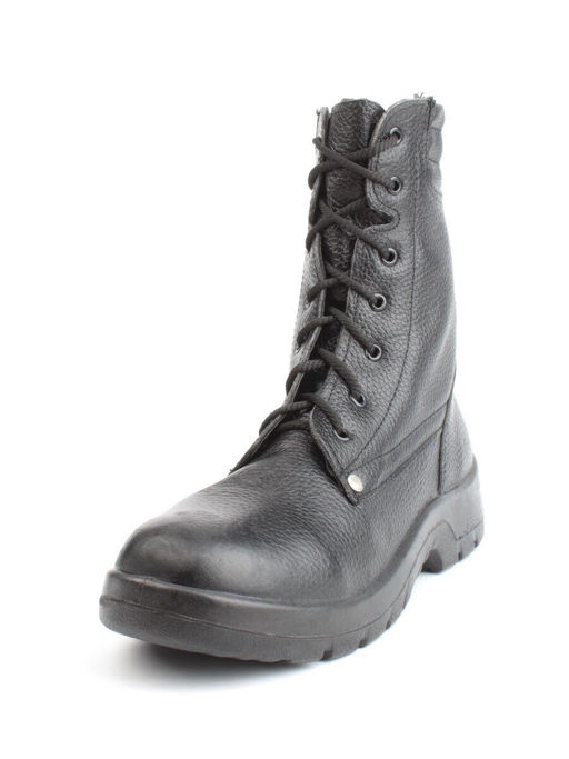 05-9005 BLACK Ботинки зимние мужские (натуральная кожа, искусственный мех) - Фабричный китай фото 6