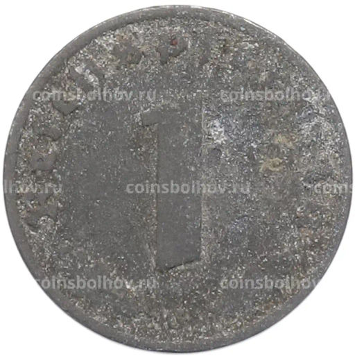 Монета 1 рейхспфенниг 1940 года G Германия