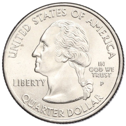 25 центов (1/4 доллара) 2002 года P США Штаты и территории  Штат Теннеси