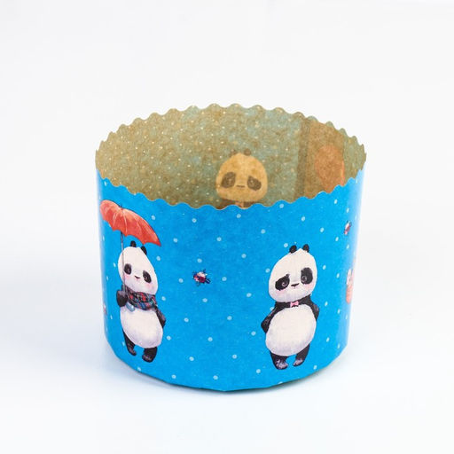 Цена за 20 шт. Форма бумажная для кекса, маффинов и кулича "Зверята" 110х85мм (фасовка 20 шт)