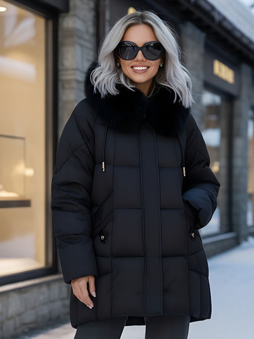 Куртка зимняя с мехом Бренд: Visdeer