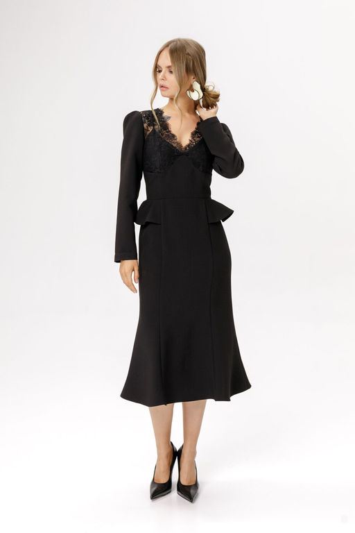 Платье Pirs 6605 черный