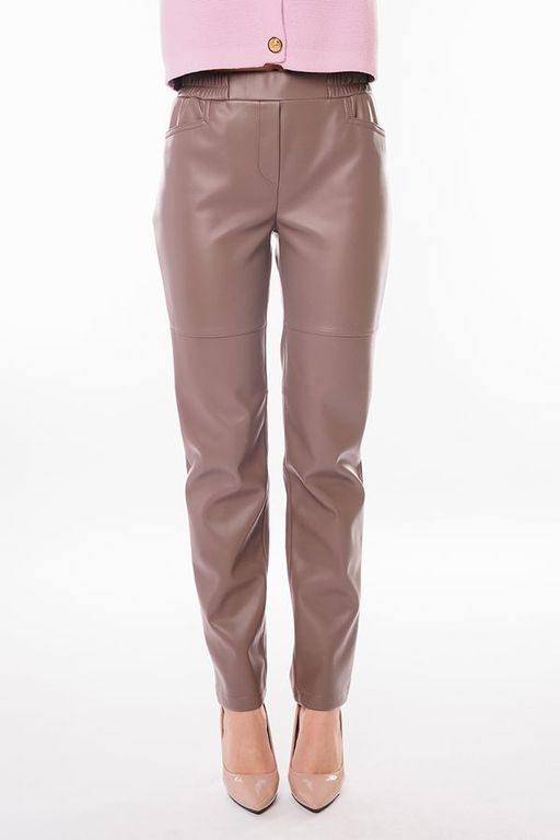 NOBBY, Женские брюки 794-500/2 (кофе) (эко-кожа)  фото 3