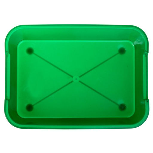 Туалет средний без сетки 36×26×6.5 см, зелёный