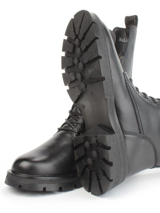 04-A917-1M BLACK Ботинки зимние женские (натуральная кожа, натуральная шерсть) - Фабричный китай фото 11