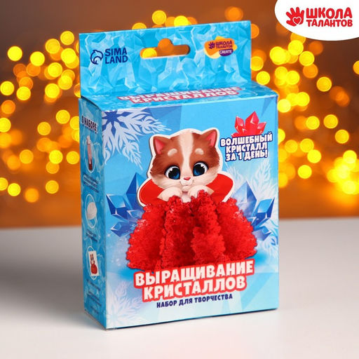 Набор для творчества. Лучистые кристаллы Котёнок - Школа талантов фото 2