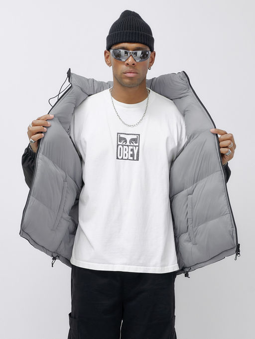 Куртка двухсторонняя мужская молодежная зимняя черного цвета 25308Ch - Mtforce фото 14