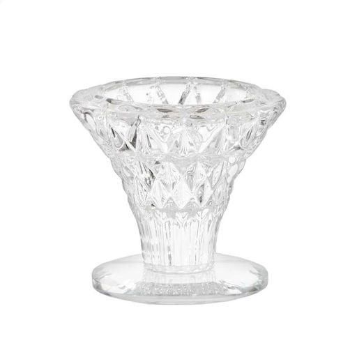 Цена за 2 шт. Стеклянный подсвечник на 1 свечу «Рюмка», 6×6×6 см