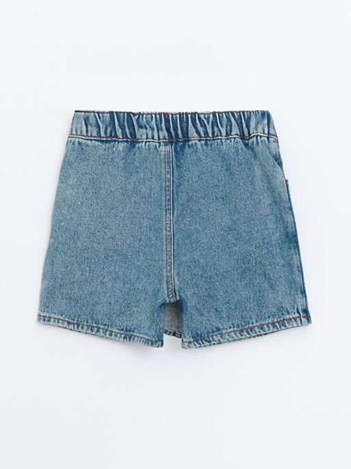 Beli Lastikli K?z ?ocuk Jean ?ort Etek