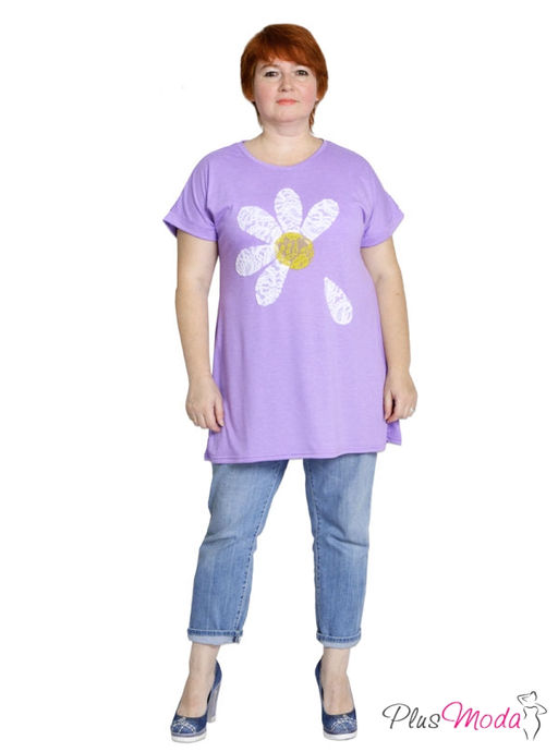 Туника Модель №90 размеры 50-72 - Plusmoda фото 2