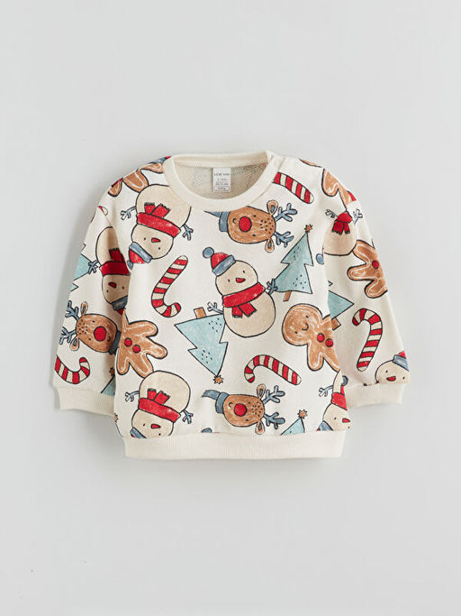 Y?lba?? Temal? Erkek Bebek Sweatshirt ve E?ofman Alt?