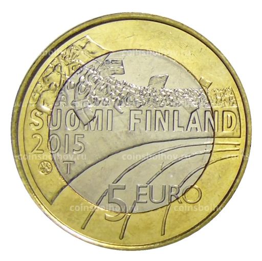 5 евро 2015 года Финляндия  Спорт  Гимнастика