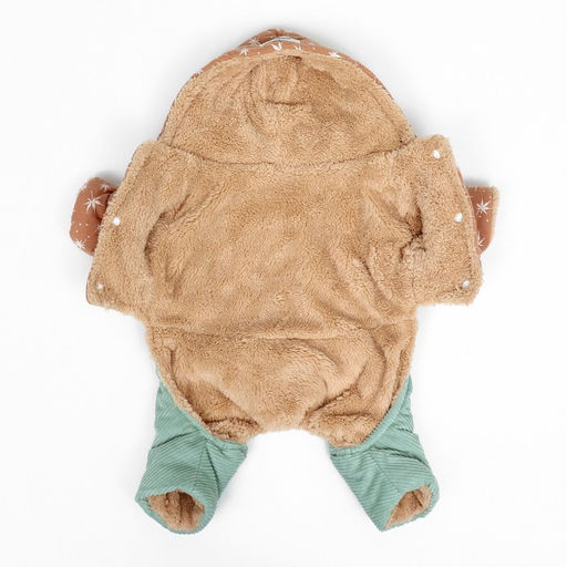 Комбинезон Прогулка, размер XS (ДС 20, ОГ 33, ОШ 23 см, до 3 кг), бежевый/мятный - Simaland фото 8