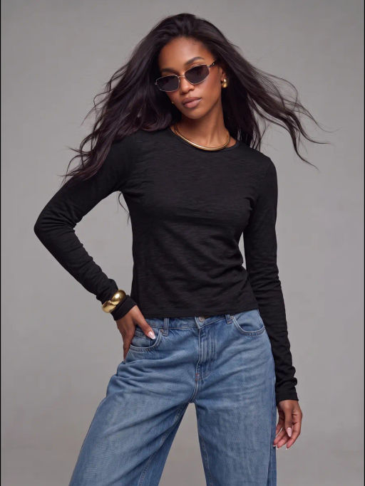 лонгслив паутинка полупрозрачный , 95% хлопок. 5% лайкра - Knitka wear фото 61