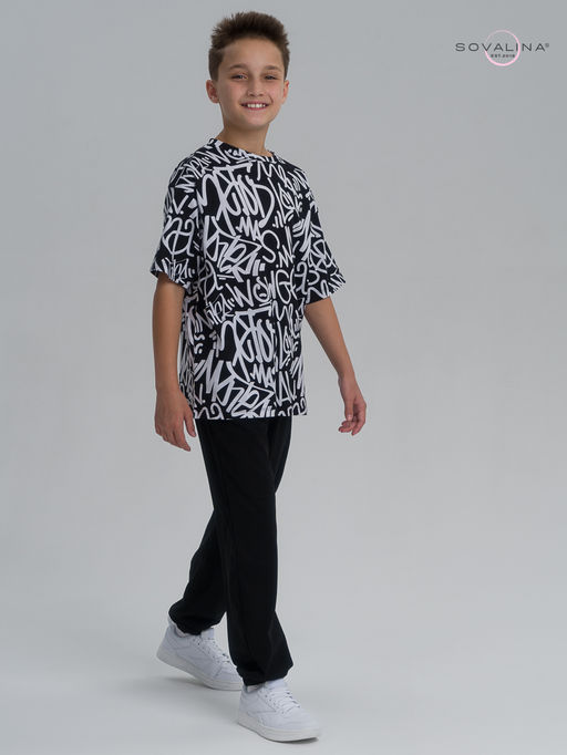 Костюм Daily men надписи-черный - Sovalina фото 15