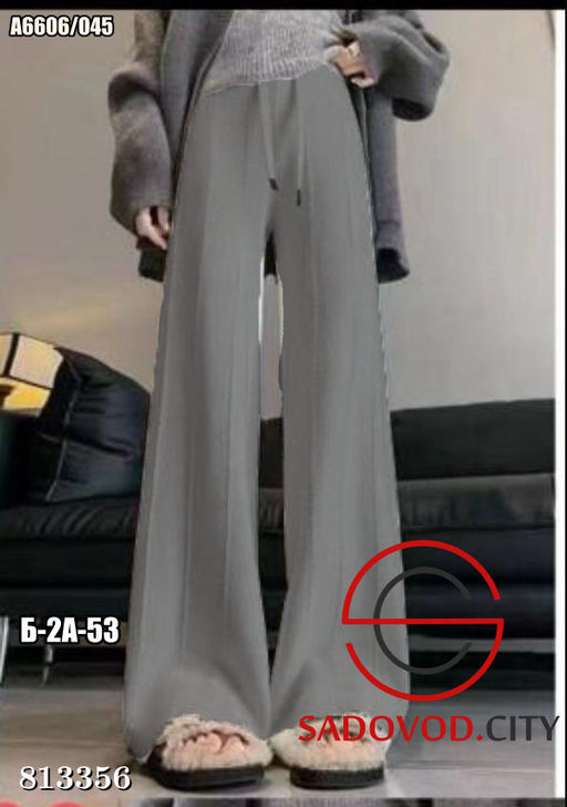 Брюки вязаные женские на резинке - Bruno фото 4