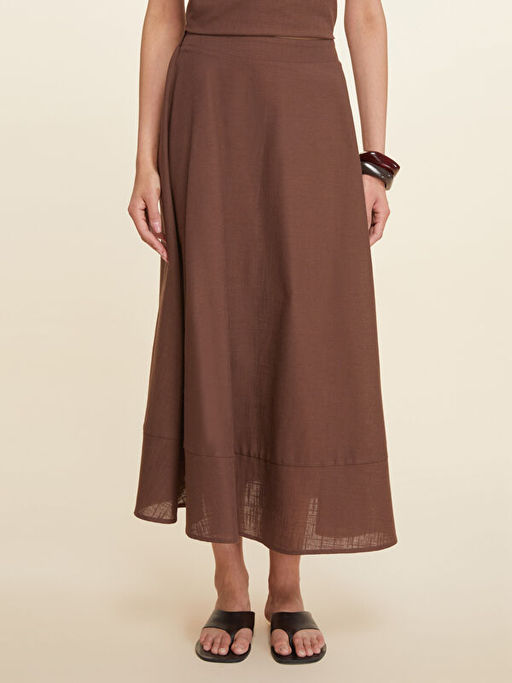 Beli Lastikli Loose Fit Etek