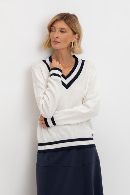 ЕВ 30204/молочный джемпер жен