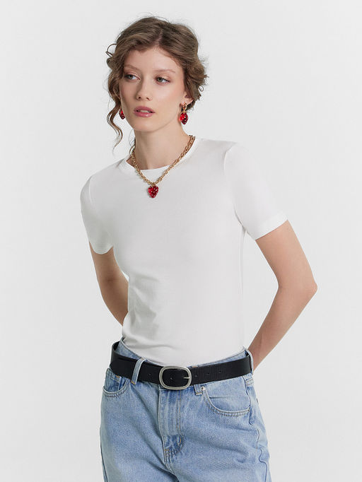 Футболка женская белая - Mark formelle фото 5