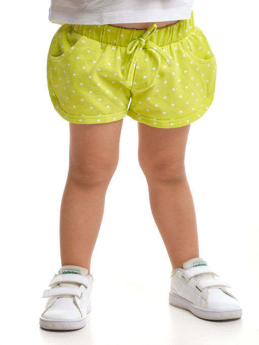 Шорты для девочки UD 1672 желтый-неон - Mini maxi фото 2