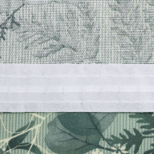 Шторы для кухни Доляна «Лесная прохлада», 146×180 см - 2 шт., подхваты - 2 шт.