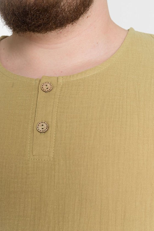 Футболка М123001г Хаки - Елена фото 5